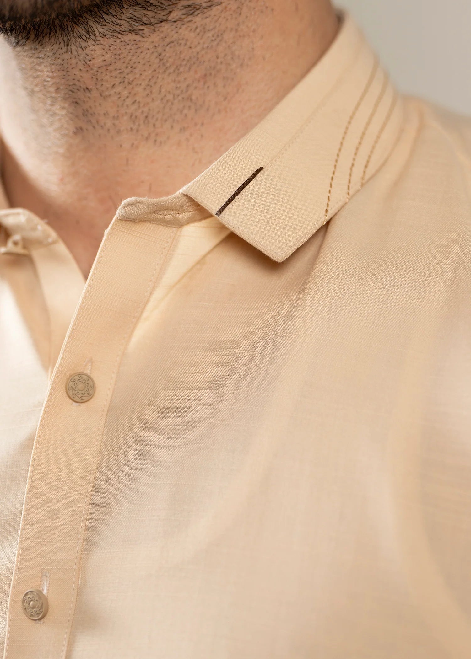 Wash & Wear | Skin Collared Shalwar Kameez