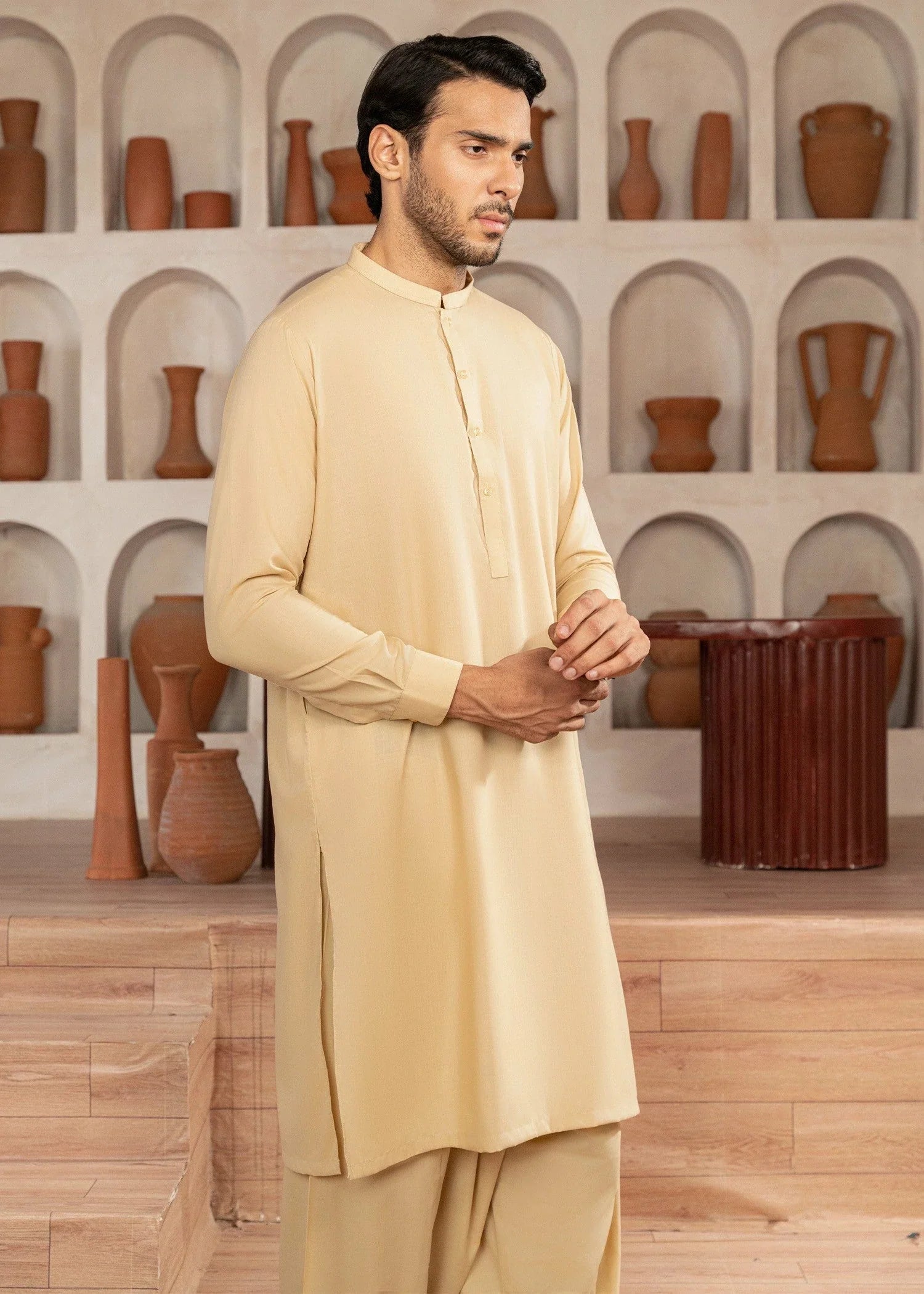 Wash & Wear | Skin Ban Shalwar Kameez