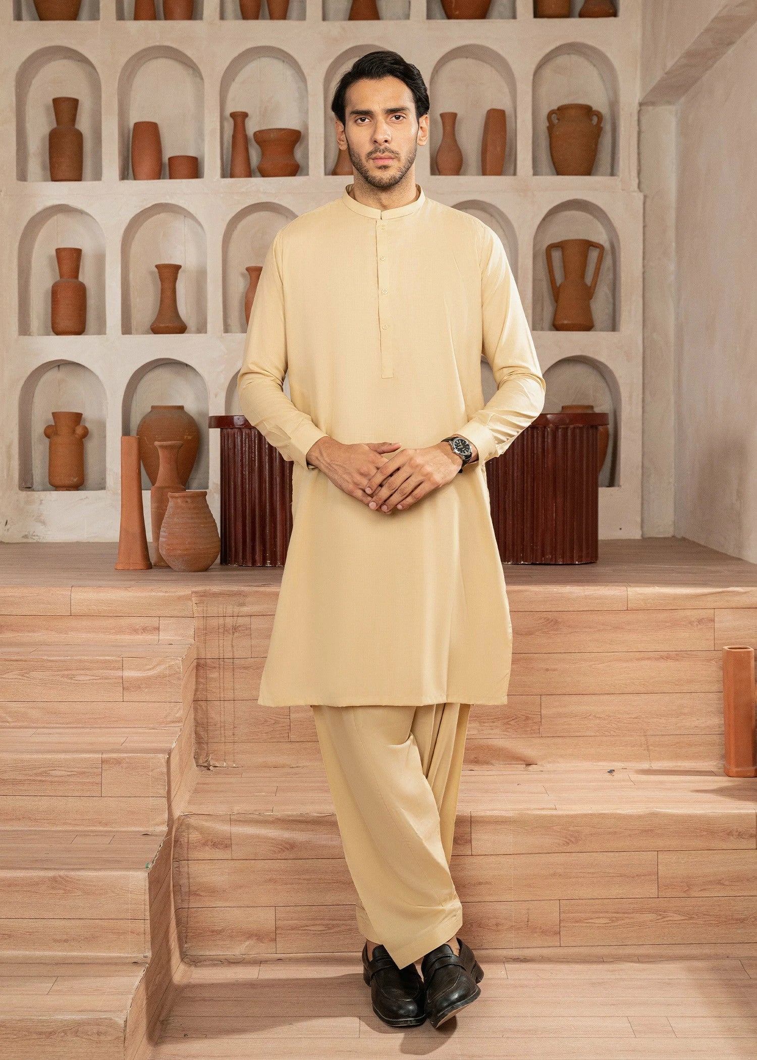Wash & Wear | Skin Ban Shalwar Kameez