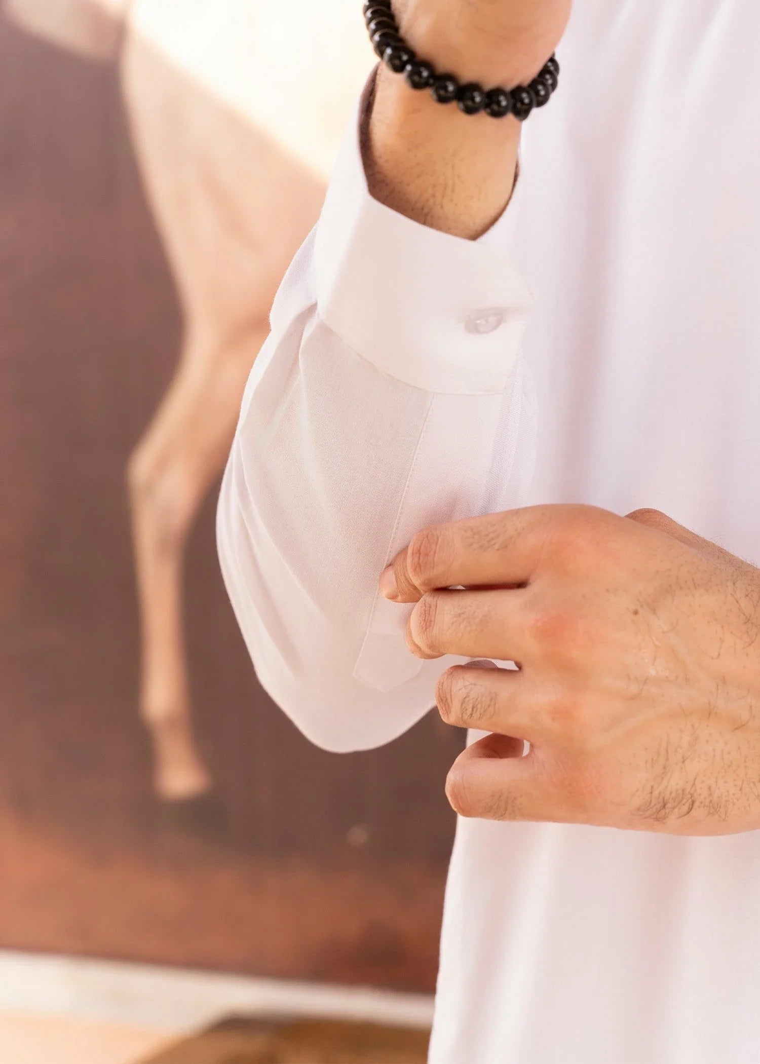 Wash & Wear | White Ban Shalwar Kameez