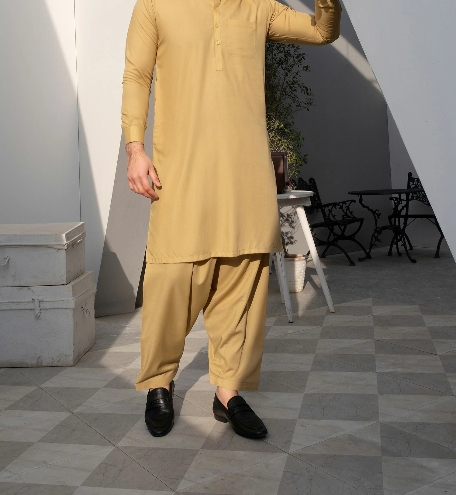 Wash & Wear | Skin Ban Shalwar Kameez