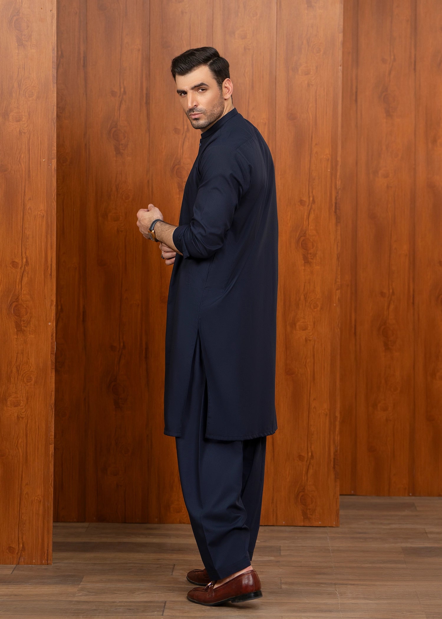 Casual Kameez Shalwar + Waistcoat | Wash & Wear
