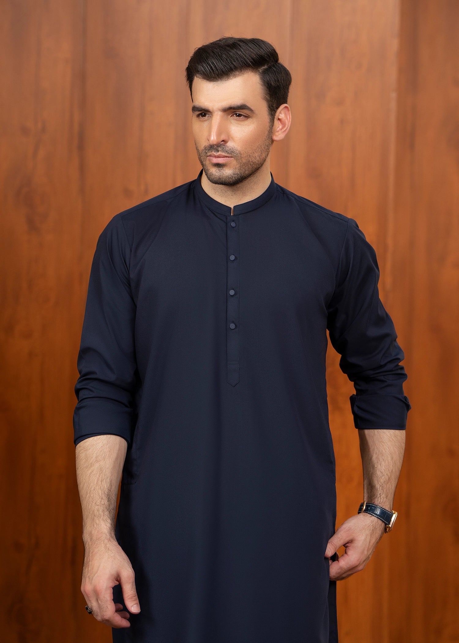 Casual Kameez Shalwar + Waistcoat | Wash & Wear