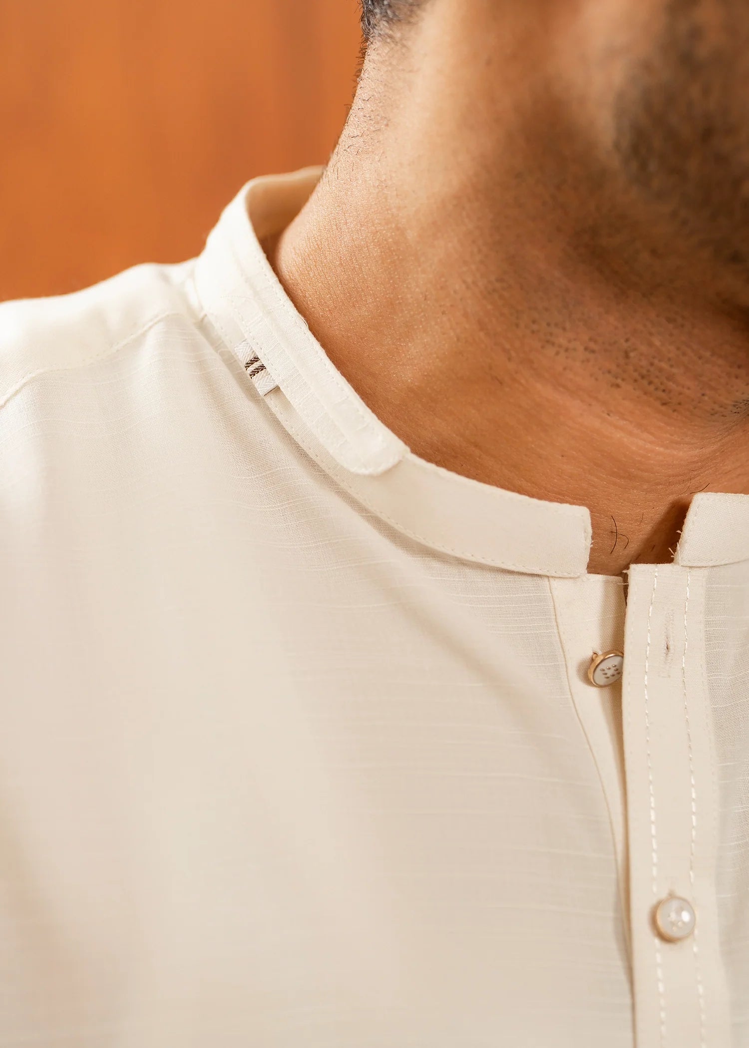 Wash & Wear | Cream Ban Shalwar Kameez