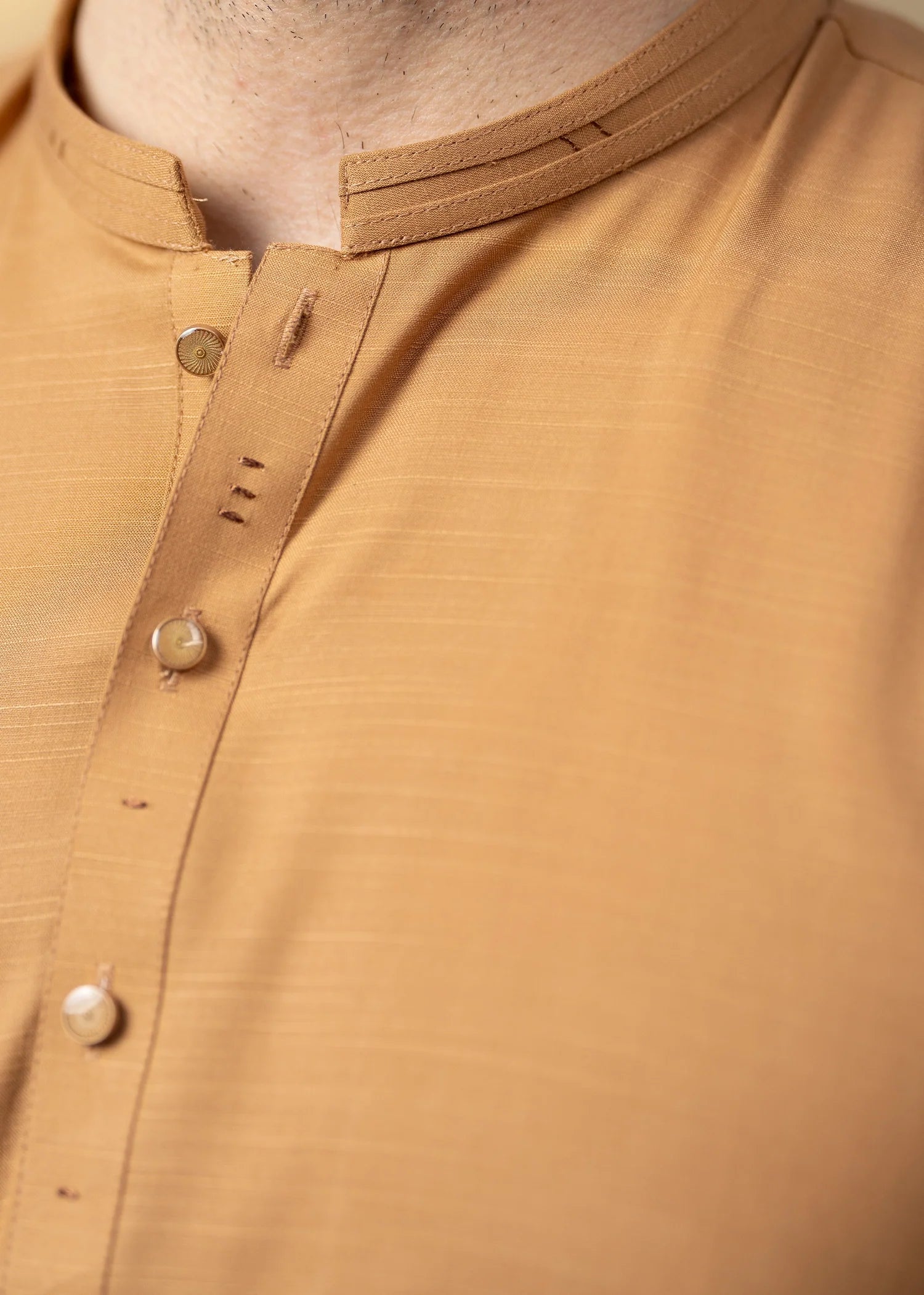 Wash & Wear | Mustard Ban Shalwar Kameez