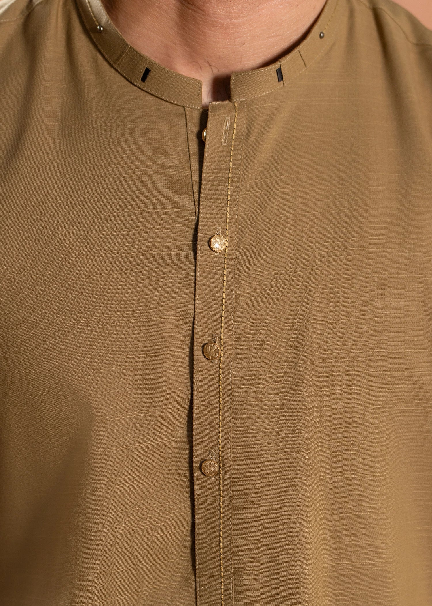 Wash & Wear | Peanut Ban Shalwar Kameez