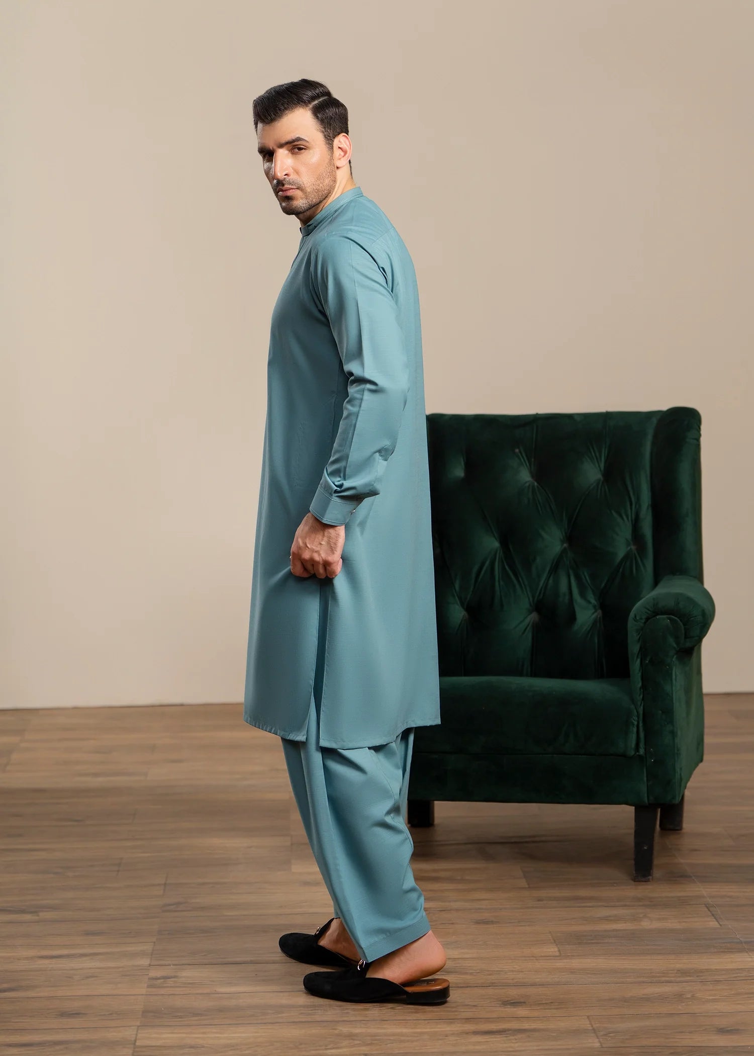Wash & Wear | Turkish Ban Shalwar Kameez