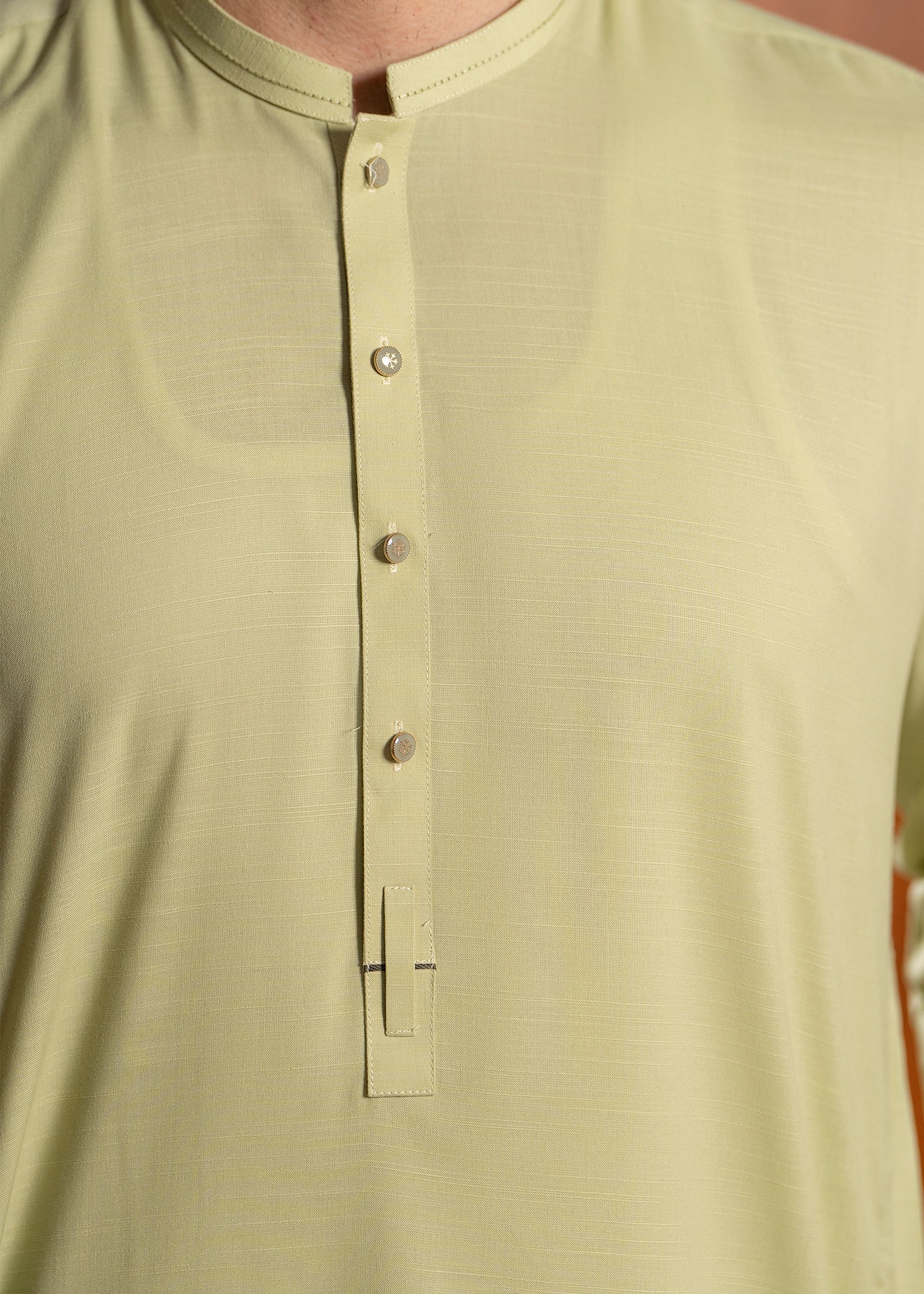 Wash & Wear | Mustard Ban Shalwar Kameez