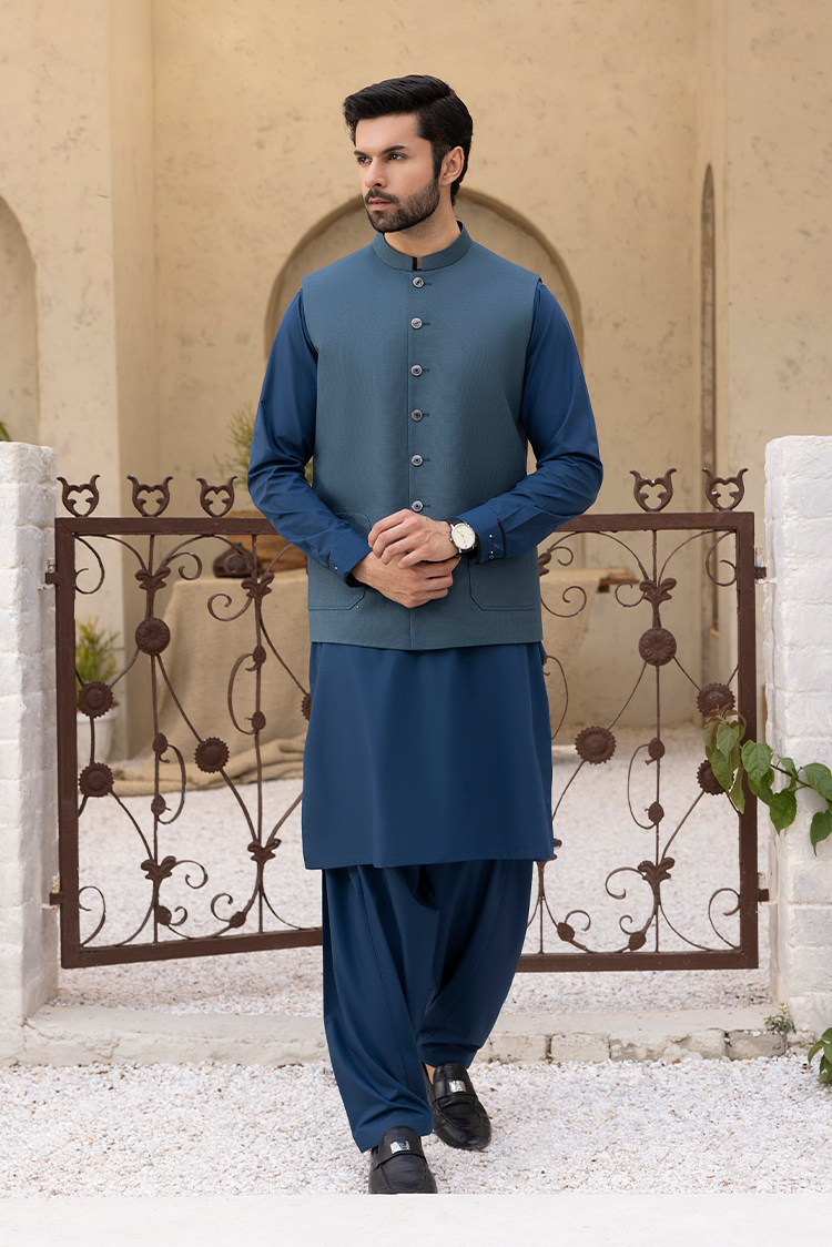 Signature Series | Steal Blue Waistcoat
