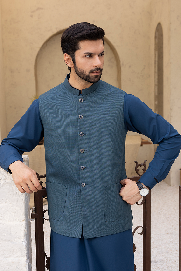 Signature Series | Steal Blue Waistcoat