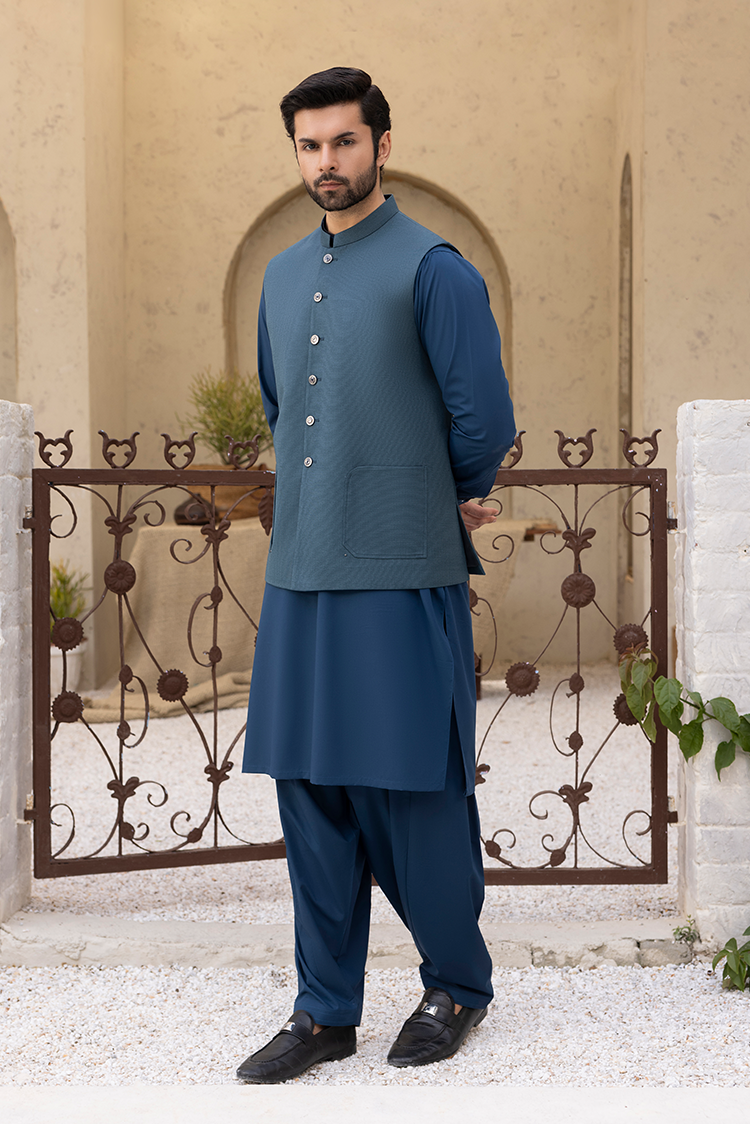 Signature Series | Steal Blue Waistcoat
