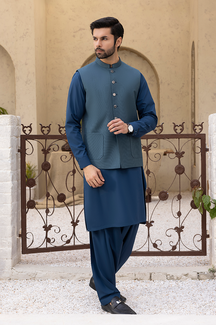 Signature Series | Steal Blue Waistcoat