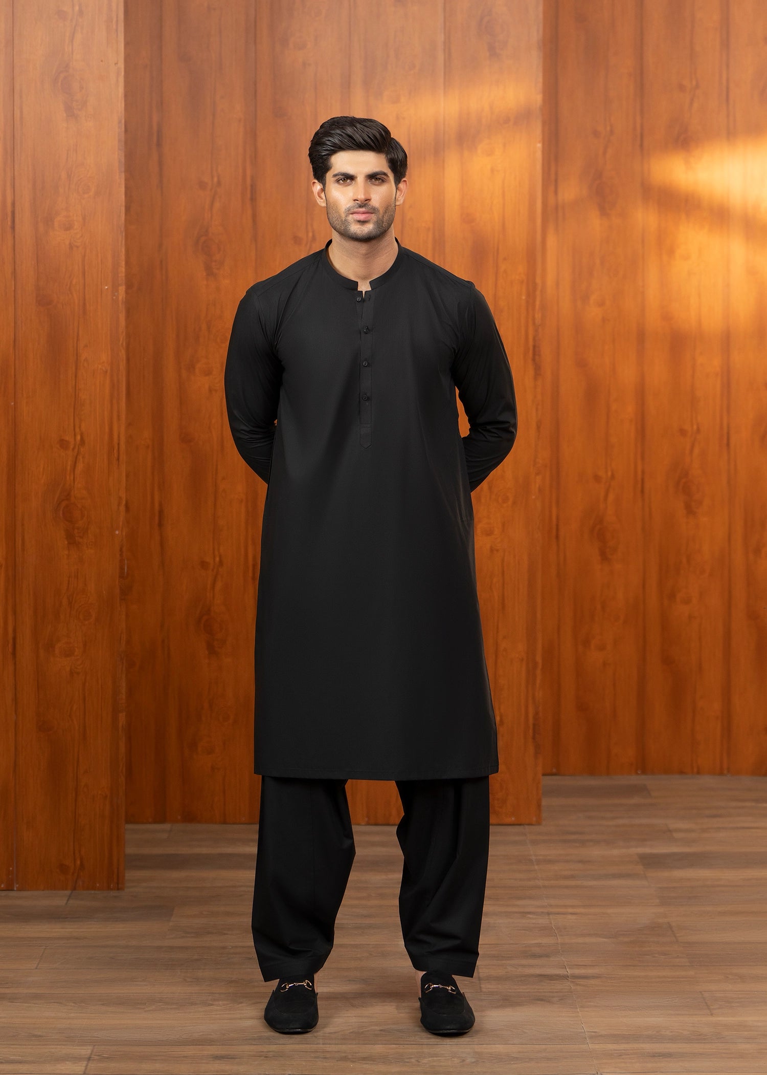 Casual Kameez Shalwar + Waistcoat | Wash & Wear
