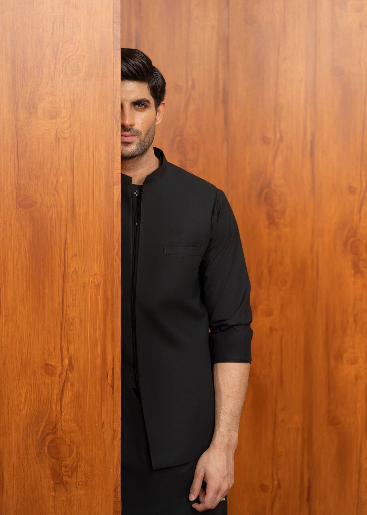 Casual Kameez Shalwar + Waistcoat | Wash & Wear
