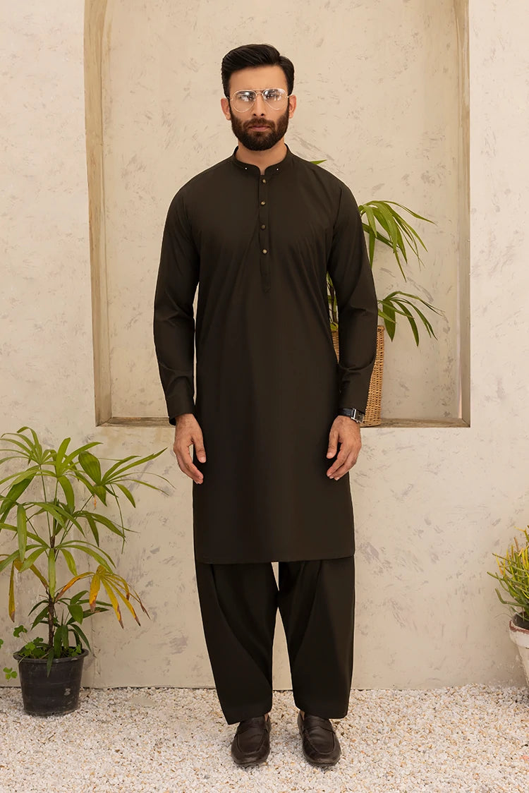 Wash & Wear | Mehandi Ban Shalwar Kameez