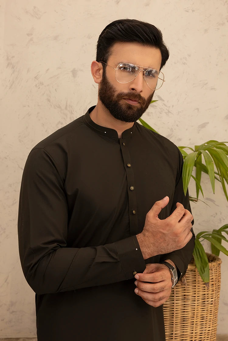 Wash & Wear | Mehandi Ban Shalwar Kameez