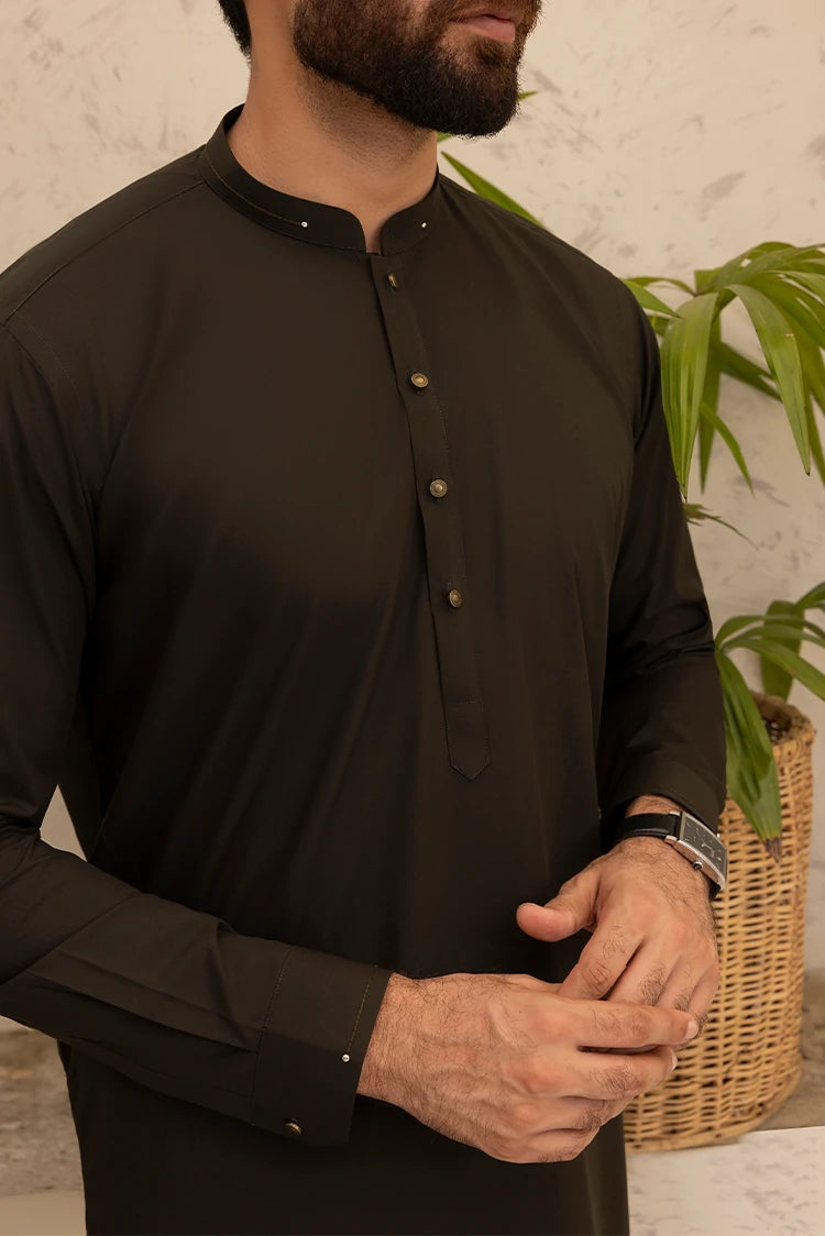 Wash & Wear | Mehandi Ban Shalwar Kameez