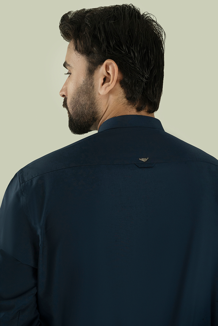 Wash & Wear | Blue Ban Kameez Shalwar