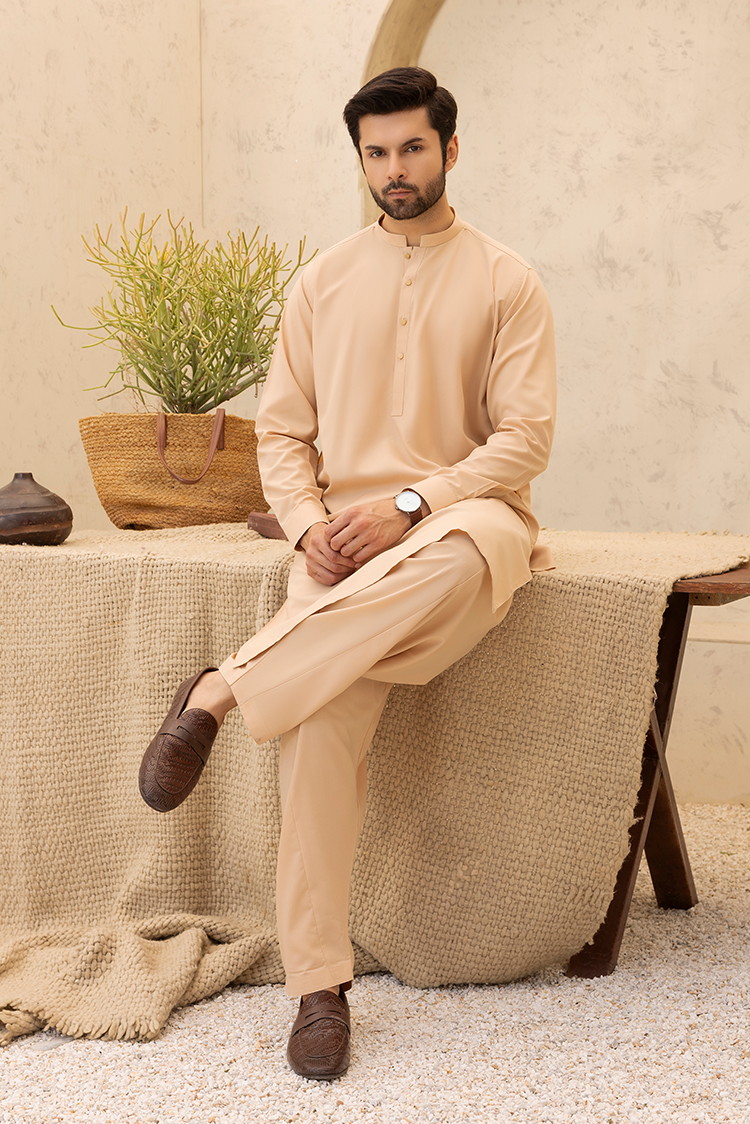Wash & Wear | Skin Ban Shalwar Kameez