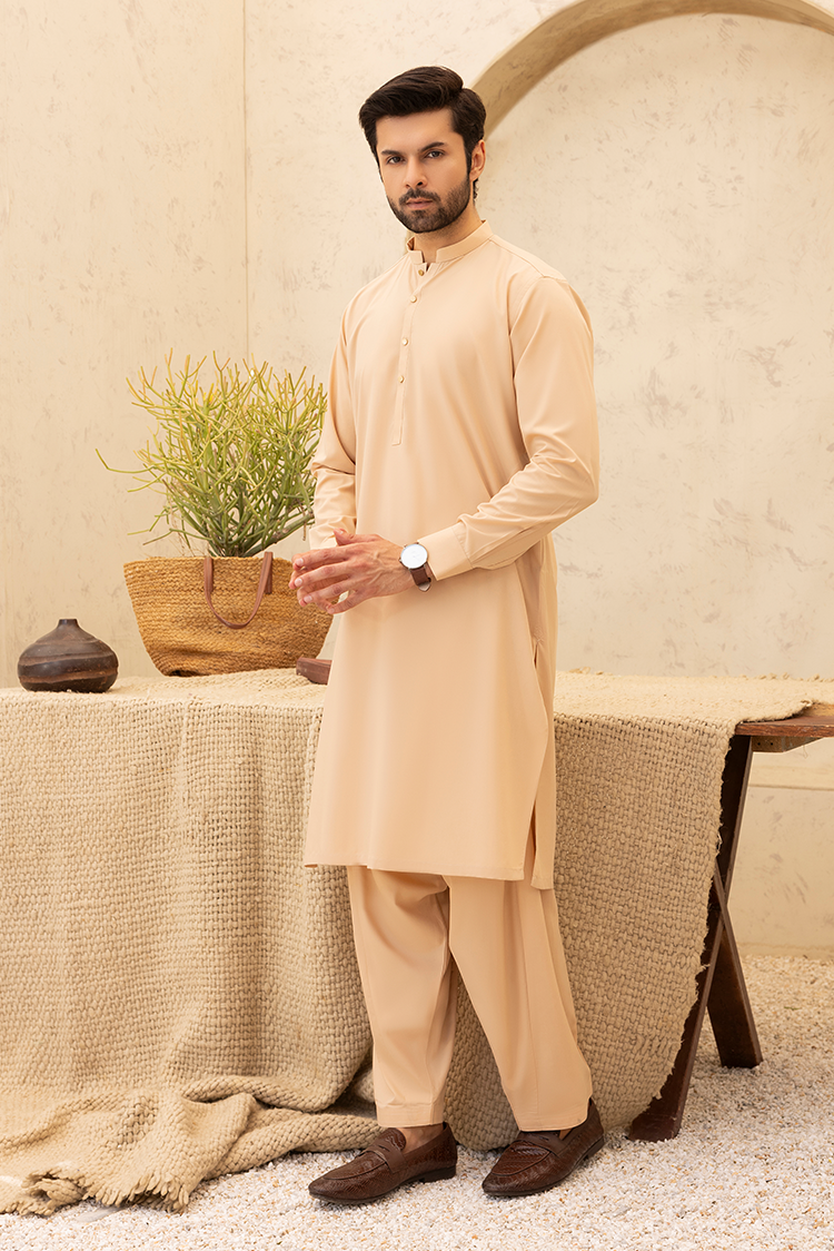 Wash & Wear | Skin Ban Shalwar Kameez