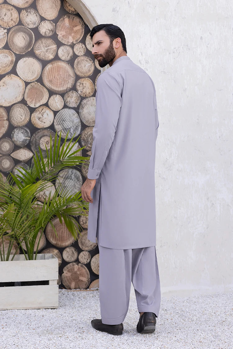 Wash & Wear | Lavender Ban Shalwar Kameez