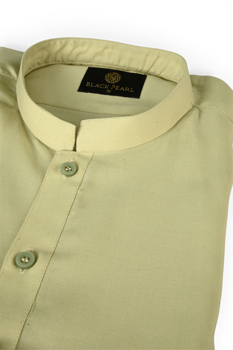 Wash & Wear | Light Green Ban Shalwar Kameez