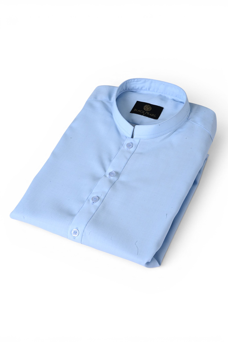 Wash & Wear | Sky Blue Ban Shalwar Kameez