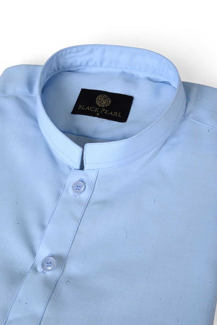 Wash & Wear | Sky Blue Ban Shalwar Kameez