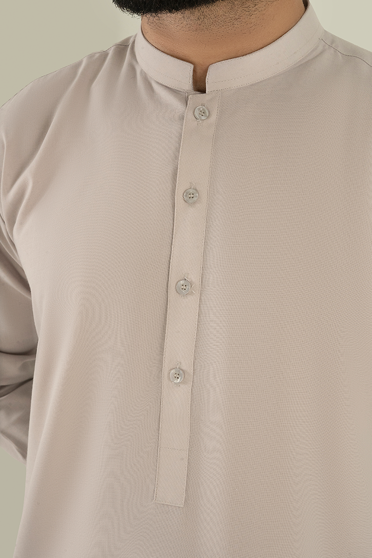 Wash & Wear | Silver Ban Kameez Shalwar