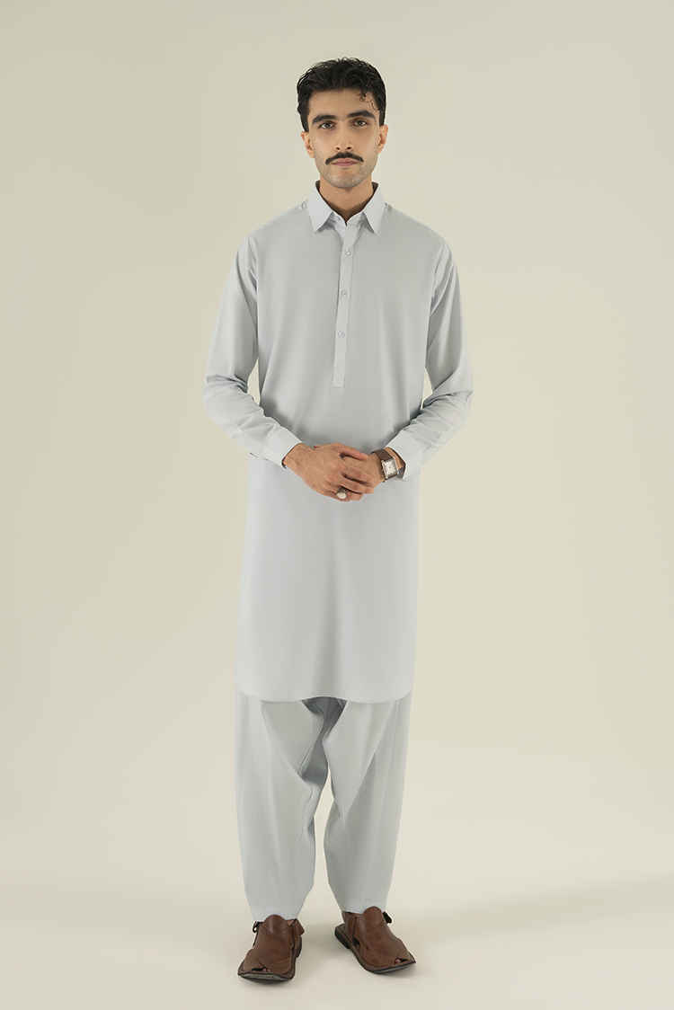 Wash & Wear | Blue Collar Kameez Shalwar