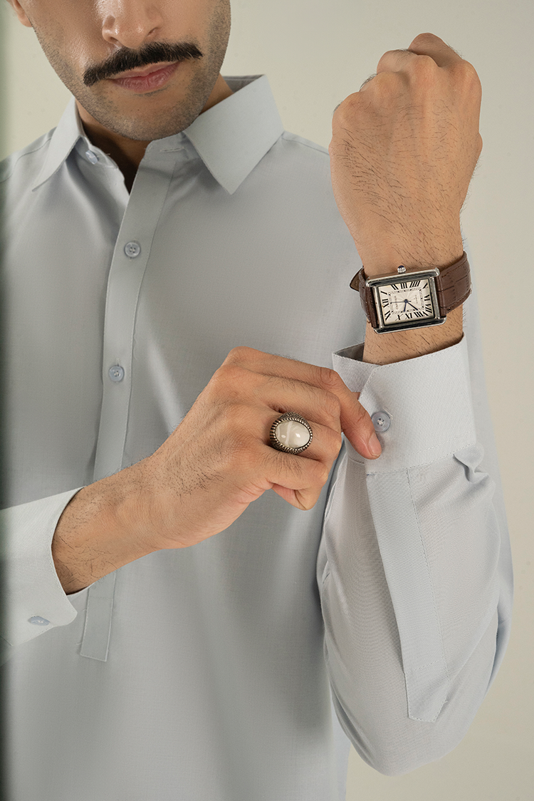 Wash & Wear | Blue Collar Kameez Shalwar