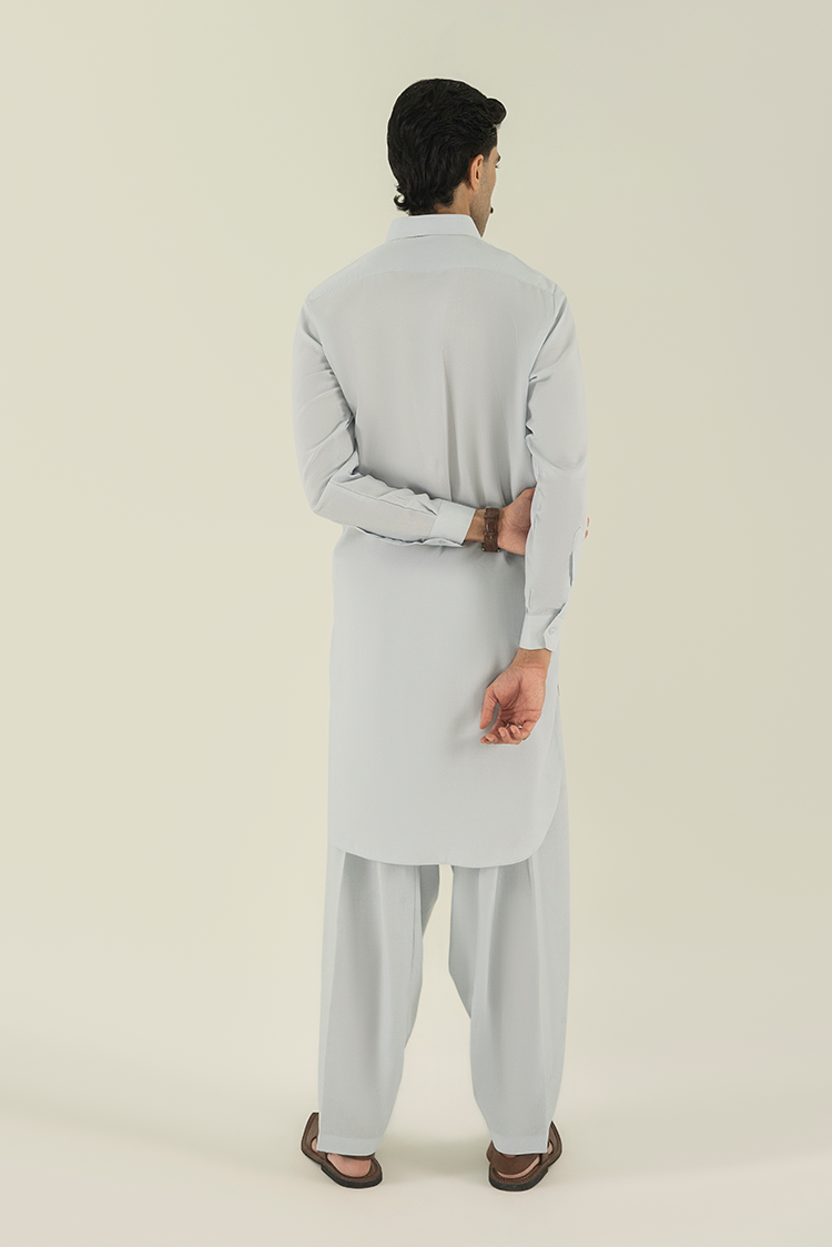 Wash & Wear | Blue Collar Kameez Shalwar