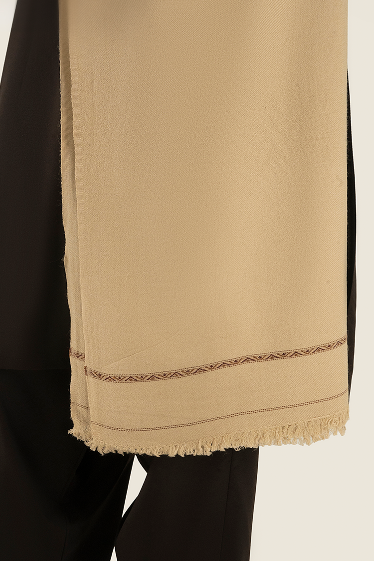 Skin Wool Blend Shawl